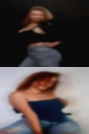 Swinger women eating food wads